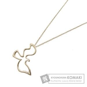 Tiffany Co bird motif necklace silver